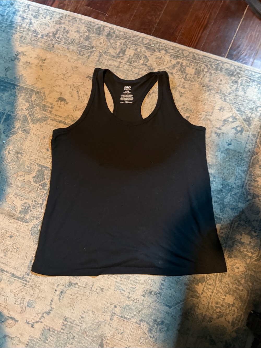 Athletic Works Black Racerback Tank Top